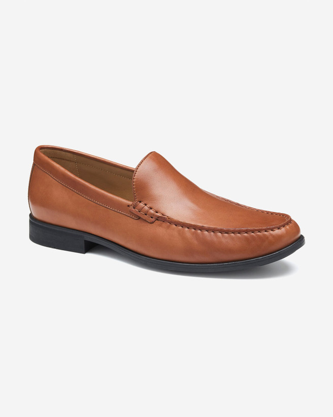 کفش کالج مردانه Johnston & Murphy Harrison Venetian Loafer چرم طبیعی