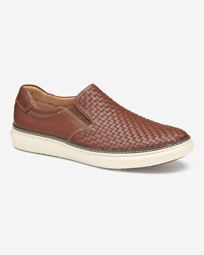 کفش کالج مردانه جانستون اند مورفی McGuffey 2 Woven Slip-On